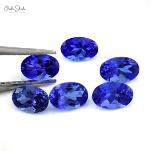 Tanzanite ovale 4x3mm à vendre grossiste de pierres précieuses naturelles en vrac 0.19Cts Tanzanite pierre précieuse de haute qualité pour la fabrication de bijoux - Product Image 3