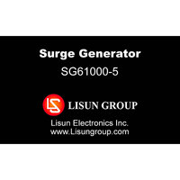 Générateur d'impulsions LISUN SG61000-5, testeur d'immunité aux surtensions de foudre, IEC61000-4-5 EN61000-4-5, onde combinée de tension d'impulsion