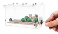 Fourmilière Classique en Plastique Écologique Design Spécial Château de la Jungle Empire des Fourmis AG8 14X8.5X8.5cm Toutes Saisons