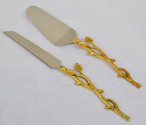 Creative <b>Cake</b> <b>Server</b> & Knife for Wedding Party Home Hotel <b>Cake</b> Tools Modern Design Metal Cutlery Sets Bakeware Tabletop <b>Server</b> - Product Image 2