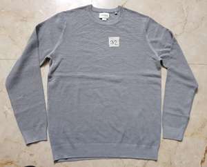 Ropa/productos de calidad superior, jersey de marca para hombre, jersey de manga larga con cuello redondo rasgado, suéteres de algodón 100% antiretráctiles, jersey de verano - Product Image 2