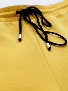 กางเกงสเวตเตอร์เอวสูงของผู้หญิงกางเกงขาตรงมีกระเป๋าซ่อนด้านข้างสีม่วงมีแบรนด์ออกแบบได้ตามต้องการ - Product Image 5