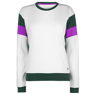 เสื้อสเวตเตอร์คอกลมแขนหลายสีสำหรับผู้ใหญ่,ผ้าปิดปากลายทางสองชั้นระบายอากาศได้ดีหลายสี - Product Image 4