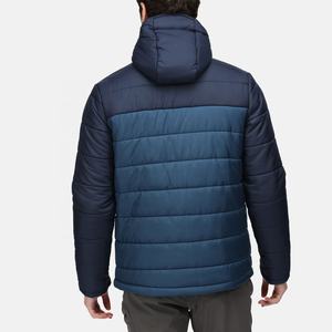 Blouson à bulles bleu pour hommes, coupe-vent, bleu, à capuche, hiver, - Product Image 2