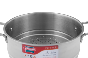 Tốt nhất bán thép không gỉ 3-pcs <span class=keywords><strong>Pot</strong></span> <span class=keywords><strong>Set</strong></span> với khay hơi nước chất lượng cao Việt sản phẩm nhà bếp - Product Image 4