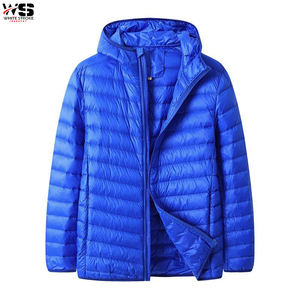<b>Men's</b> 2022 New High Quality Puffer Jacket Stand Collar Thin Lightweight Packable <b>Coat</b> Breathable Puffy Waterproof Long Winter - Product Image 2