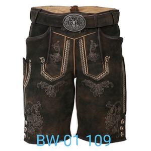 Lederhosen-manguera corta de alta calidad para hombre, traje alemán, bavario, Kurze - Product Image 2