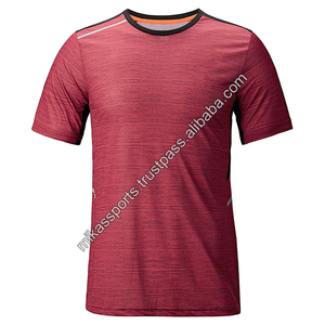 Respirant Polyester Coton Hommes Vêtements De Sport Sans Couture Vêtements Fitness Running Hommes Chemises De Course - Product Image 4