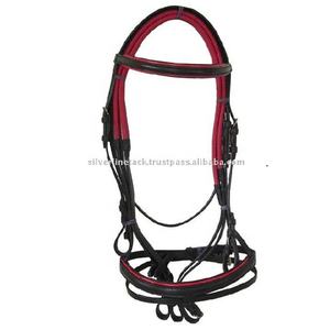 Cabestro de cuero para caballo estilo western, acolchado suave con riendas, ecológico y cómodo - Product Image 2