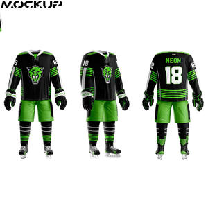 Uniforme de Hockey sobre Hielo de Poliéster 100% de Primera Calidad Personalizado de Alta Calidad, Impresión Digital, Conjuntos Unisex para Adultos - Product Image 6