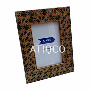 Promotional Vintage & <b>Rustic</b> Wooden <b>Photo</b> <b>Frame</b> with Unique Motifs 4x6 and 6x8 Sizes Home Decoration Alloy Material" - Product Image 6