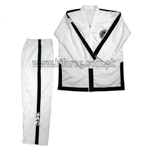 ขายส่ง Poomsae Wtf Itf Dobok เทควันโดคุณภาพสูงผ้าเครื่องแบบ - Product Image 2