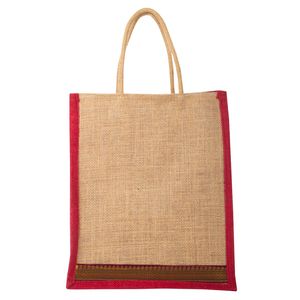 Bolso de compras plegable de yute de alta calidad 100%, patrón sólido, LONA DE LINO ecológica, precio económico, Bangladesh - Product Image 5