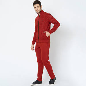 Traje de Jogger con cordón de algodón 100% personalizable para hombre, ropa deportiva de invierno con patrón sólido, chándales, pantalones activos con logotipo personalizado - Product Image 3