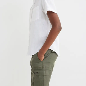 Bermuda court pour garçon ensemble de vêtements 2 pièces tenue d'été pour bébé garçons tissu respirant Style décontracté impression décoration vente en gros - Product Image 2