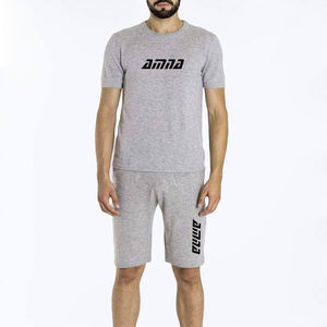 Conjuntos de entrenamiento de gimnasio para hombre, pantalones cortos de la mejor calidad, Color gris, a precio asequible - Product Image 3