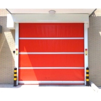 Porte à volet roulant automatique à grande vitesse personnalisée Porte roulante industrielle en PVC Style minimaliste pour les ateliers intérieurs finis