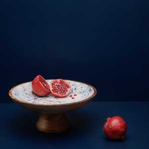 Bol à fruits en bois d'acacia de haute qualité fabriqué à la main décor ivoire poli artisanat de Style plume naturelle pour la maison ou Souvenir - Product Image 1