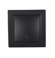 Vente en gros moderne 1 groupe 2 voies 220V IP22 Interrupteur mural 16A Interrupteur électrique en plastique ABS pour usage domestique Normes EU/UK/US