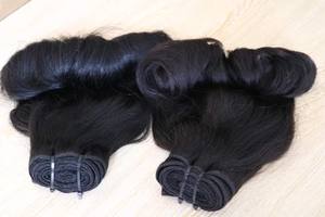 Vietnam inflable rizado de doble dibujado 100% armadura del pelo humano de la Virgen tía inflable rizado - Product Image 2