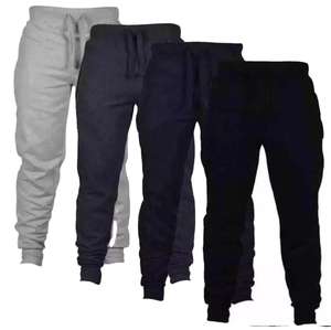 Ropa deportiva por sublimación para hombre, pantalones de chándal cónicos ajustados con logotipo personalizado, pantalones de hombre apilados estampados, pantalones lavados - Product Image 1