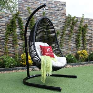 Nouveau modèle de chaise oeuf en rotin mobilier de jardin extérieur-hamac - Product Image 1