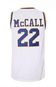 Camiseta de Baloncesto McCall 22, Tallas S-XXXL, Blanca, Transpirable, Antibacteriana, de Secado Rápido, Tallas Grandes - Product Image 2