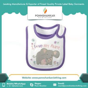 Baberos de Bebé 100% Algodón |   Baberos Orgánicos para Bebés |   Baberos Personalizados para Recién Nacidos |   Baberos de Alimentación Suaves y Absorbentes |   Baberos para Bebés Unisex - Product Image 5