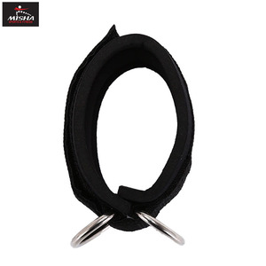 Correa acolchada ajustable D-ring tobillo Puños para gimnasio entrenamientos Cable máquinas trasero pierna pesos ejercicios deporte tobillo correas - Product Image 5