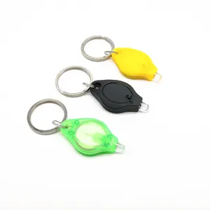 Customized LOGO full Color CMYK Printing car Shape Cheap Promotional Gift Keychain keyring LED Light