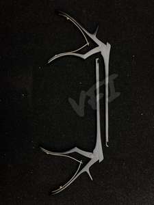 Noria herrería laminección, rongeles de 7 ", calidad, recubierta de negro - Product Image 3