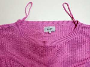 Pull-over en maille à manches longues pour femme, col rond, léger et décontracté, en polyester/coton, marque Brand Labels, Bangladesh - Product Image 2