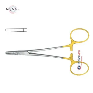 Chất lượng cao halsey Kim Chủ forceps răng cưa hàm nửa vàng thép không gỉ TC tungsten carbide y tế forceps