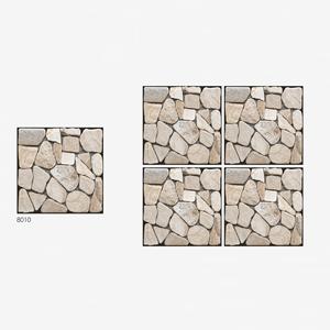 Carrelages de sol de stationnement de conception de pierre de couleur marron noir blanc 400x400mm - Product Image 6