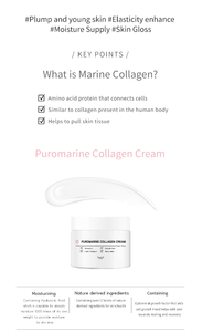 [ROOICELL] Face Cream Women Korean beauty Puromarine Collagen 50g Moisturizing Radiance Dewy Skin Care - Product Image 2