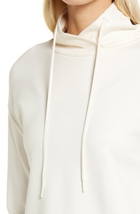 Sweats à capuche personnalisés de haute qualité coupés et cousus col rond impression léopard pull femmes sweats à capuche personnalisés - Product Image 4