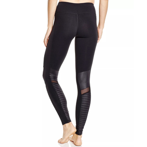 OEM New Hot Leggings Yoga Sport Women Leggings Fitness Yoga Pants Solid <b>High</b> Waist Elastic Gym Leggings for women - Product Image 3