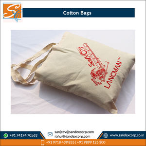 Proveedor indio de calidad superior diseños personalizados OEM 100% algodón impreso bolsas de la compra al mejor precio de mercado - Product Image 4