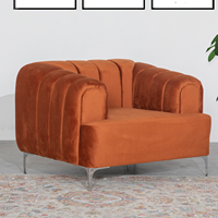 Ensemble de canapés capitonnés extensibles en bois massif moderne pour appartement, centre commercial, villa, école et hôtel, avec taille personnalisable