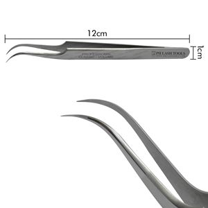 Eyelash Extension Tweezer in Mirror Polish Color with Light Curved Tip Design Private Label, Curved Pointed Eyelash Tweezer - Product Image 5