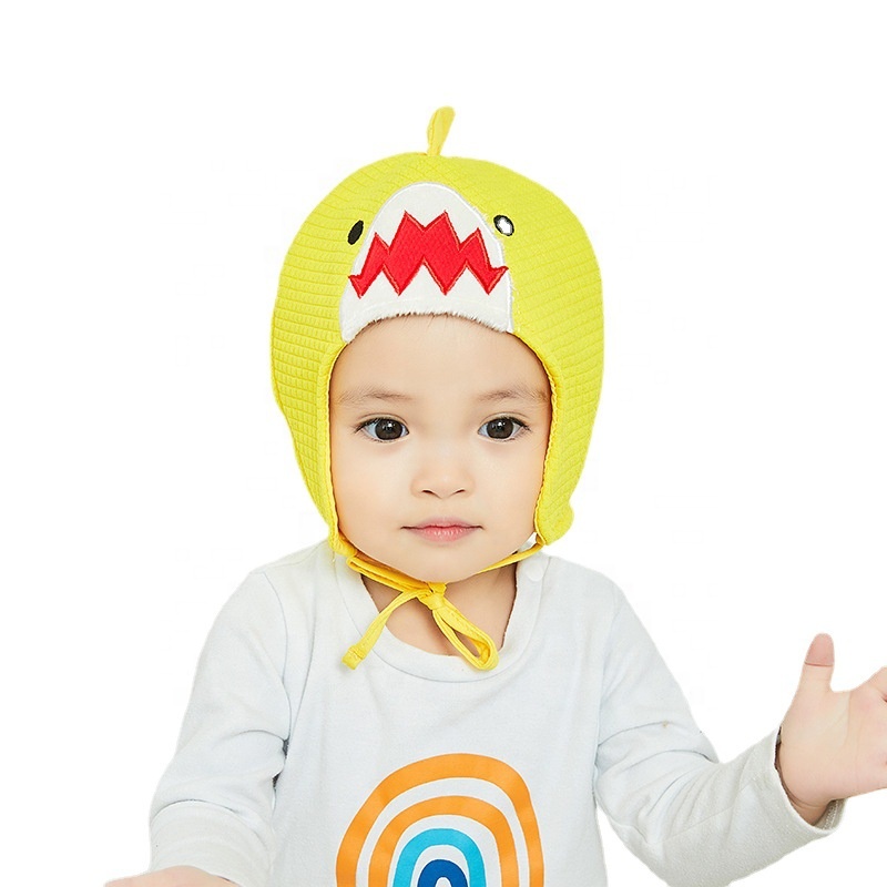 shark baby cute cartoon newborn baby winter hat