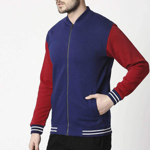 OEM-Chaqueta de lana personalizada para hombre, Parche de chenilla bordado, forro acolchado vintage con letras - Product Image 2