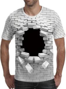 Camiseta de algodón con Logo profesional para hombre, camisa personalizada con nuevo diseño - Product Image 3
