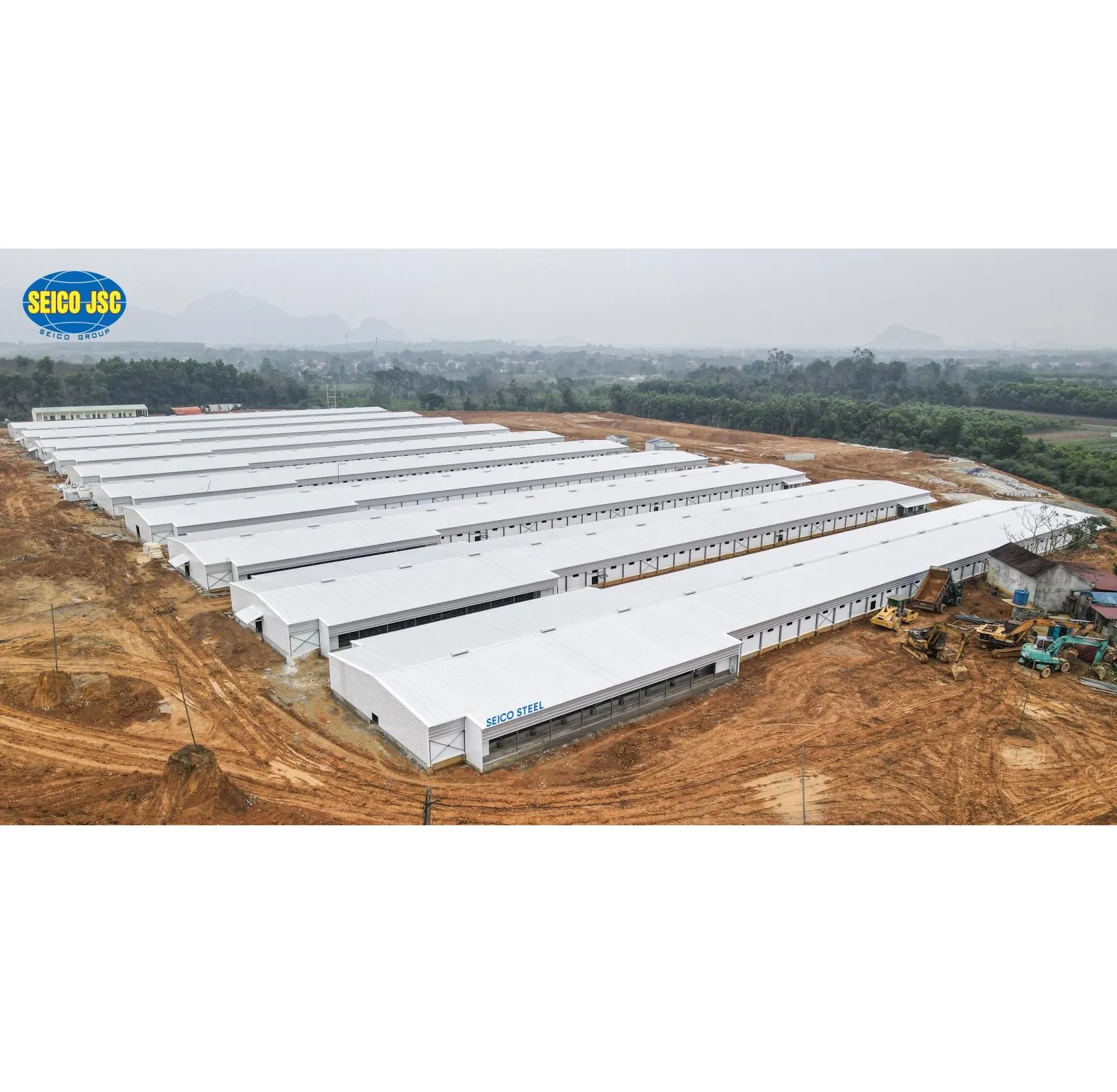 Новая складская стальная конструкция под заказ оптовая продажа Высококачественная стальная конструкция фабрика Вьетнам легкая сталь-экологическая фабрика