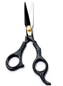 Tijeras de peluquero para corte de pelo de salón profesional japonés, revestimiento de Color personalizado de acero inoxidable afilado, adelgazamiento hecho en Pakistán - Product Image 6