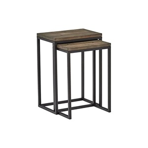 Modern Metal <b>Round</b> <b>Nested</b> Side <b>Table</b> Set of 2 for Kitchen for Living Rooms Hotels Restaurants Home Office Decorative Accessories - Product Image 2