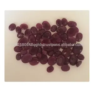 Gema de rubí de corte ovalado Natural, proveedor de gemas preciosas de la India a precio asequible