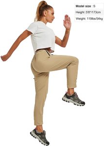 High Quality 100% Cotton Women's Track <b>Pants</b> Custom Logo Casual Lightweight Eco-Friendly Quick Dry Workout Outdoor Trousers - Product Image 5