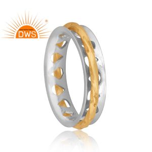 Último diseño de tendencia, anillo de banda giratoria de Plata de Ley 925 fina, joyería de plata para mujer, regalo para ella - Product Image 4