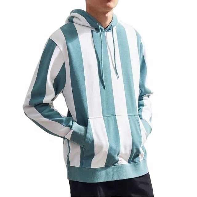 Source Vertical striped pullover hoodie for men on m.alibaba.com